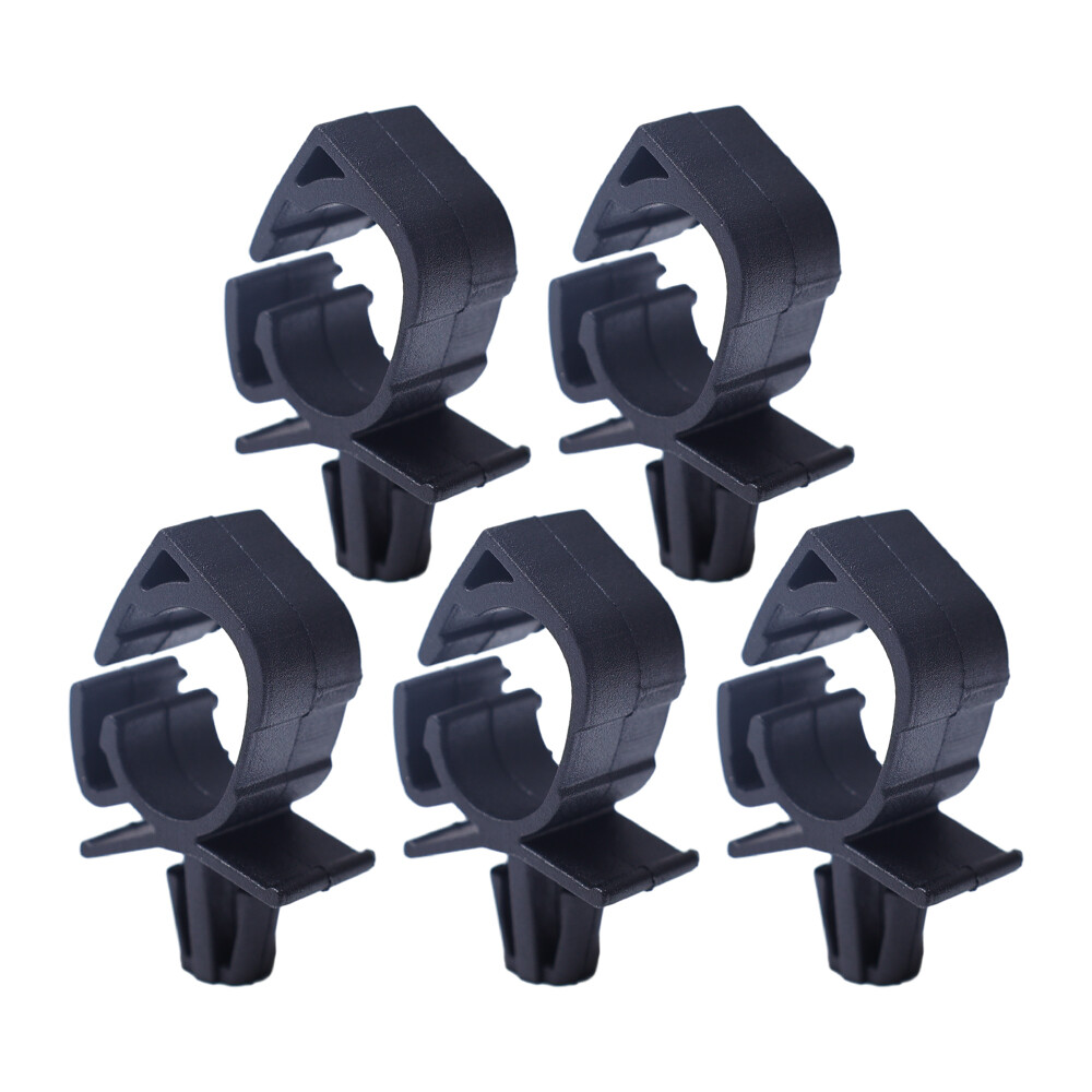 10pcs Car Wiring Harness Fastener Route Fixed Retainer Clip Corrugated Oil Pipe Tie Wrap Cable Clamp Beam Line Hose Bracket Buckle