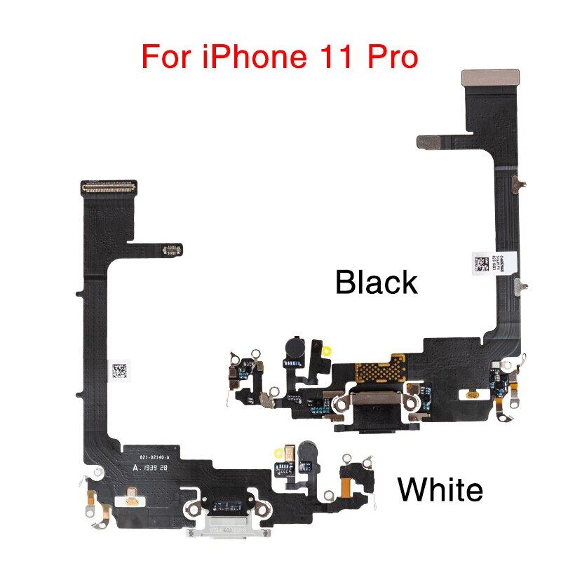 1Pcs Charger Port Flex Ribbon For Iphone 11 12 Pro Max USB Dock Charging Connector Data Flex Cable Replacement Parts