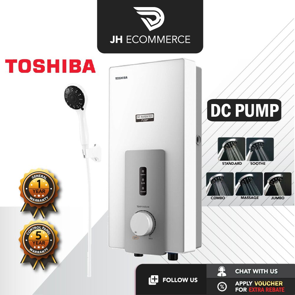 Toshiba DSK38S3MW Instant Electric Water Heater (With Pump) Lazada