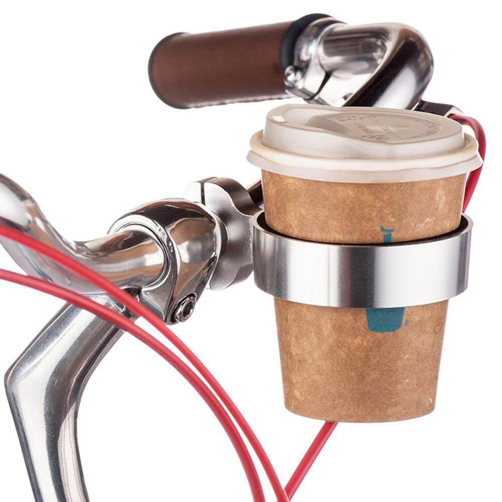 Portable Bicycle Cup Holder Mount Milk Tea Drink Bottle Shelf Stand Container