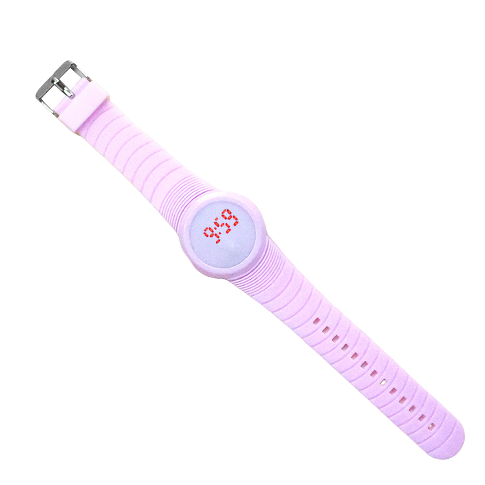 Wrist Watch Digital Display Luminous Silicone Band Decorative Month-Display Precise Time Life Waterproof Multi-function Kids Electronic Watch for Daily Use Couple Watch Month-Display