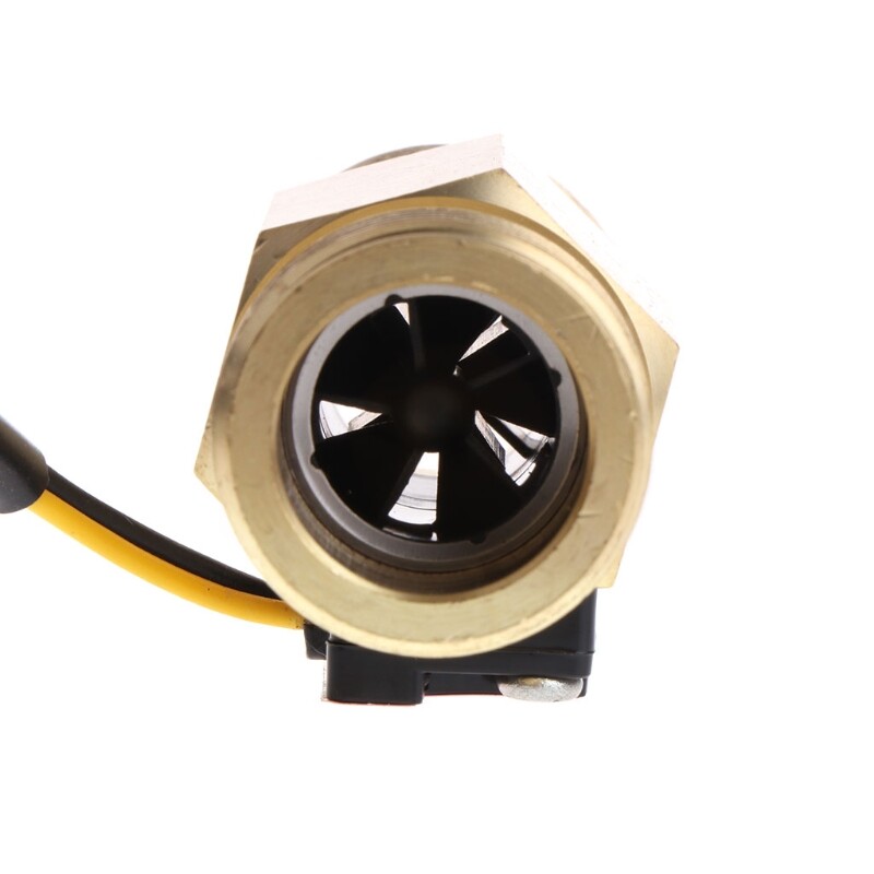 Water Flow Sensor G3/4" Hall Flowmeter Switch DN20 1-30L/min Liquid Flow Meter