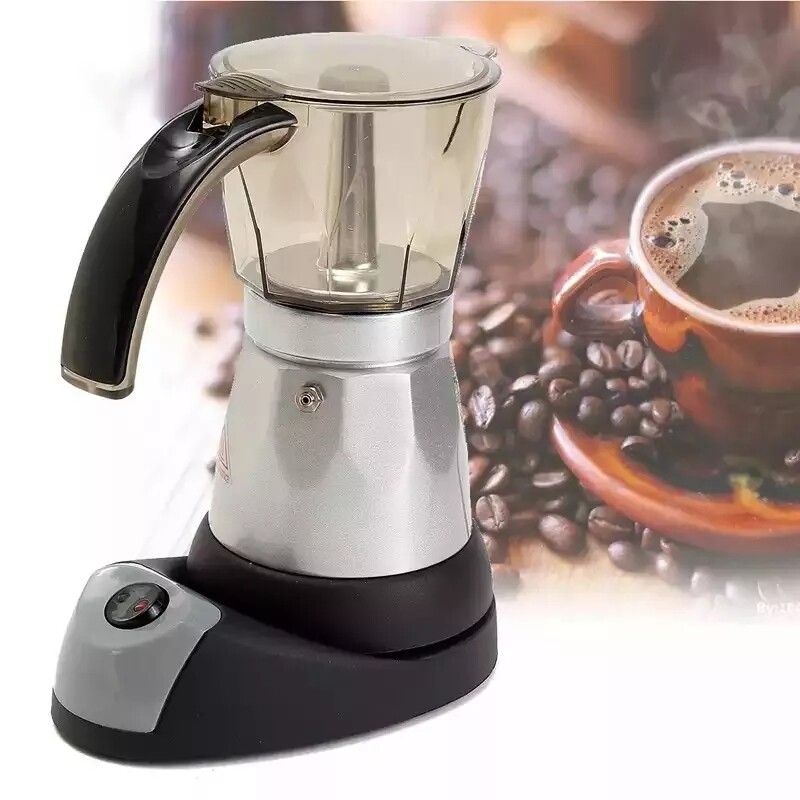 Máy Pha Cà Phê Mocha Espresso Ý 480W 220V Bình Pha Cà Phê Mocha Điện Máy Pha Cà Phê Điện Cầm Tay Phích Cắm EU