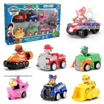 paw patrol toy car set