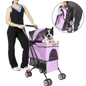 3 wheel pet stroller