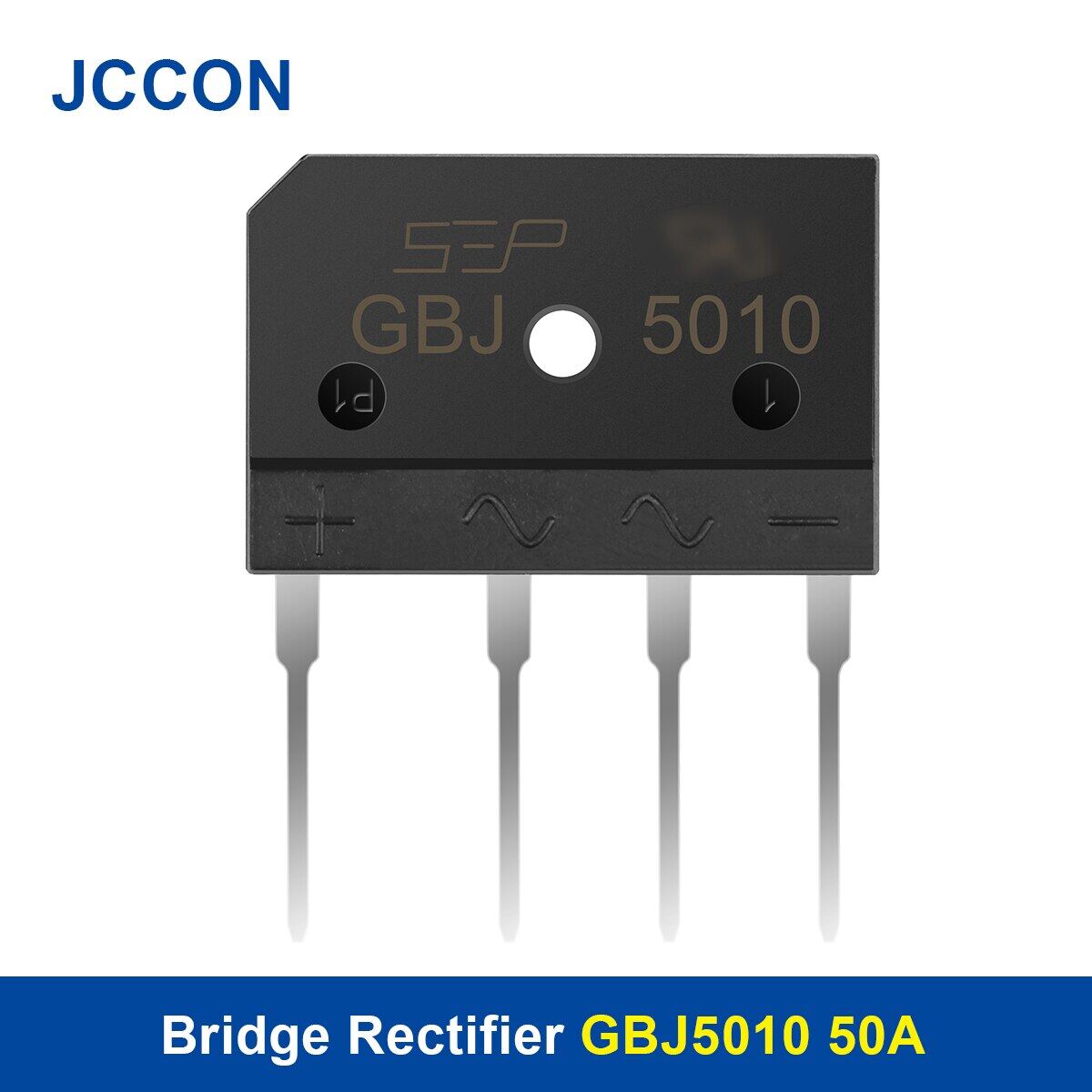 5Pcs Bridge Rectifier GBJ5010 50A 1000V For Induction cookerMicrowave