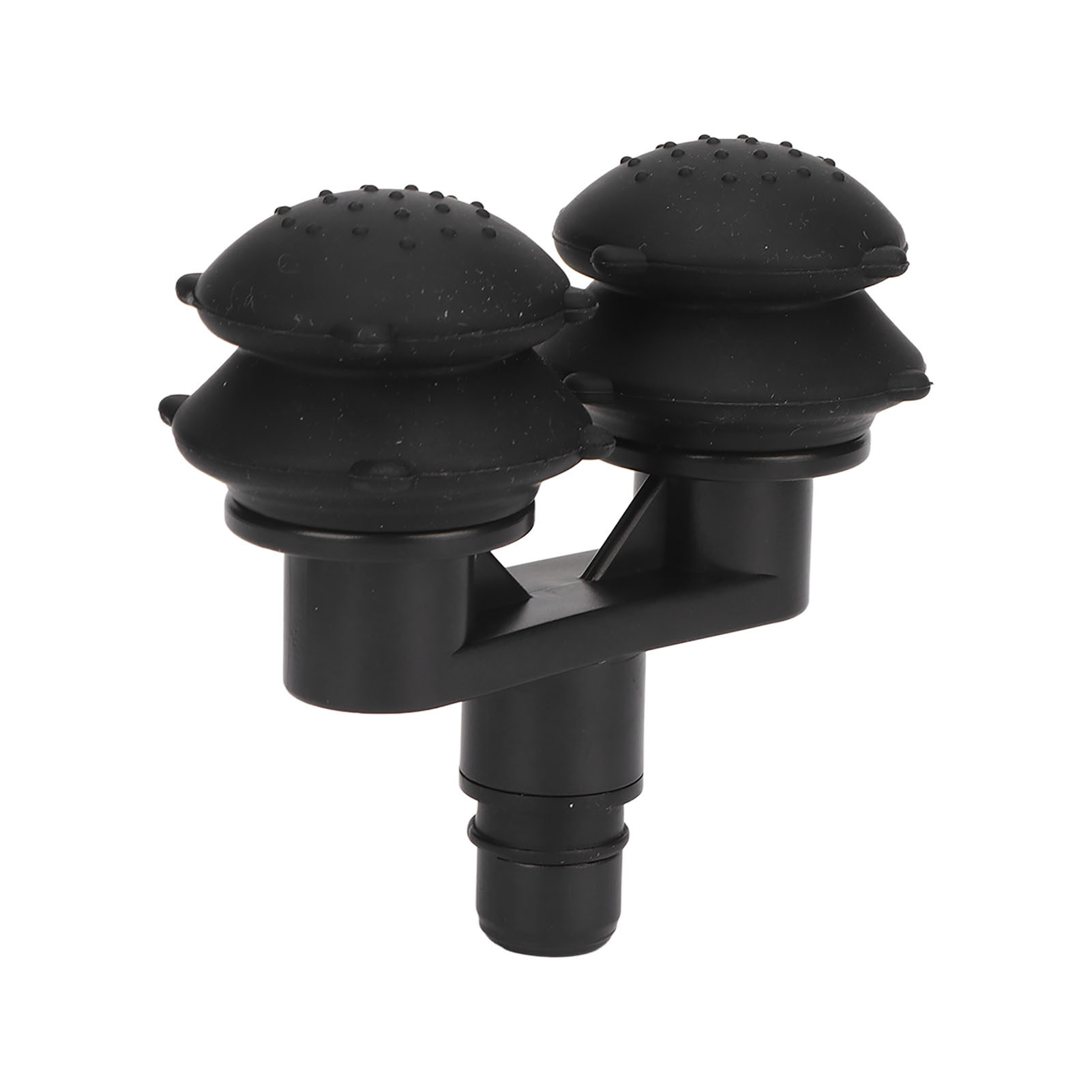 Massager Replacement Head Black Silicone Massage Attachment Head for Daily