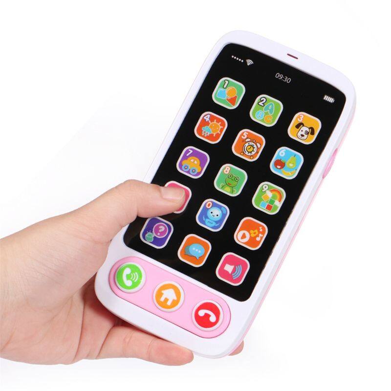 High Quality Kids Smart Screen Mobile Phone Toy Multi-function Simulation Children Puzzle Early Education Mobile Phone T
