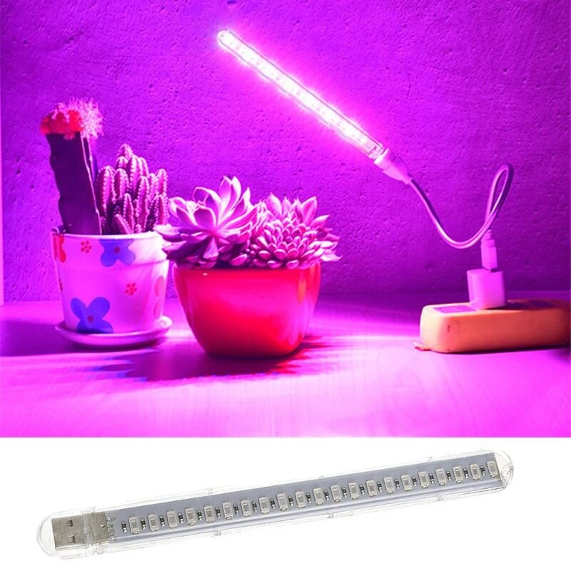 5V đèn Led trồng cây USB quang phổ đầy đủ Red & Blue Phyto phát triển đèn 21 LED trong nhà phytolamp cho các nhà máy hoa Cây Giống nhà kính