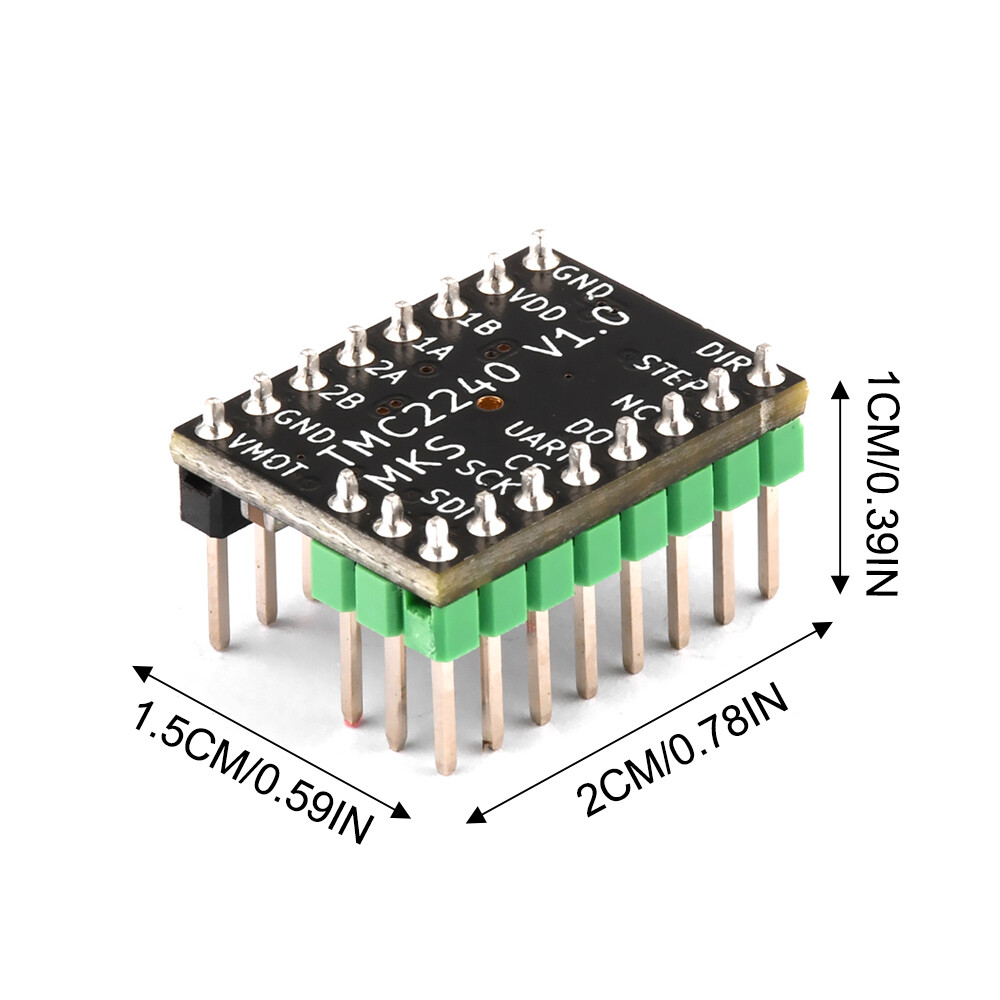 Aideepen TMC2240 3D Printer Stepper Motor Driver Stepper Driver Module with Heat Sink for 3D Printer Controller Mother Boards