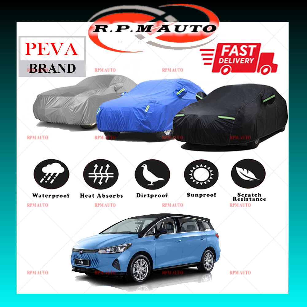 BYD E6 PEVA Cover Outdoor Protection Resistant Water Proof Rain Protect