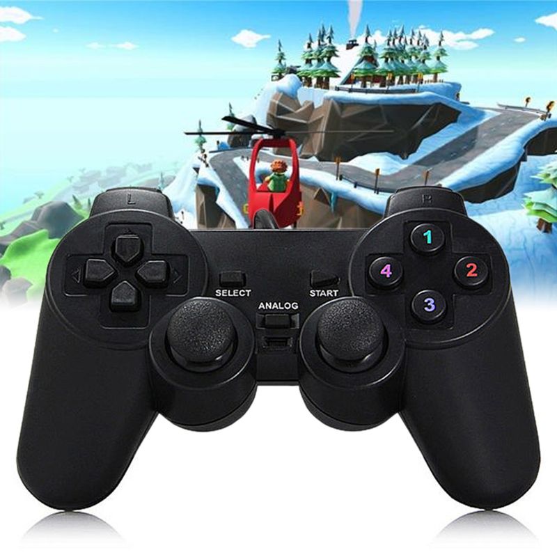 USB Wired Gamepad Joystick Single/Double Vibration Joypad Game Controller Handle for PC Laptop Computer