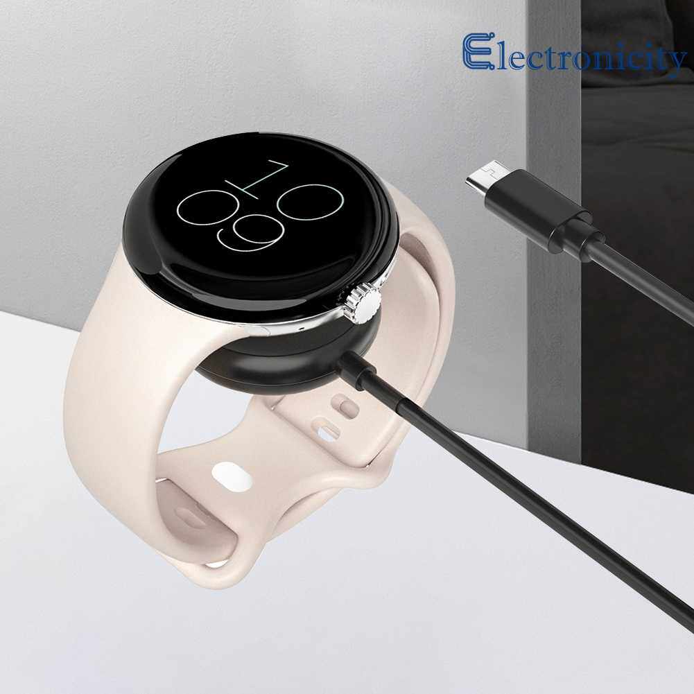 1m Magnetic Charger 5V 1A USB/Type-C Wireless Magnetic Charging Cable Smart Watch Accessories Replacement for Google Pixel Watch 2022
