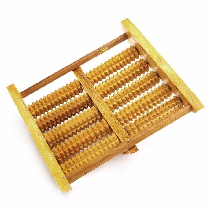 Massage chân bằng gỗ 5 hàng cao cấp có sẵn