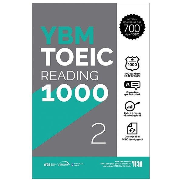 Sách - Ybm Actual Toeic Tests Rc 1000 - Vol 2 (229K) [Alphabooks]