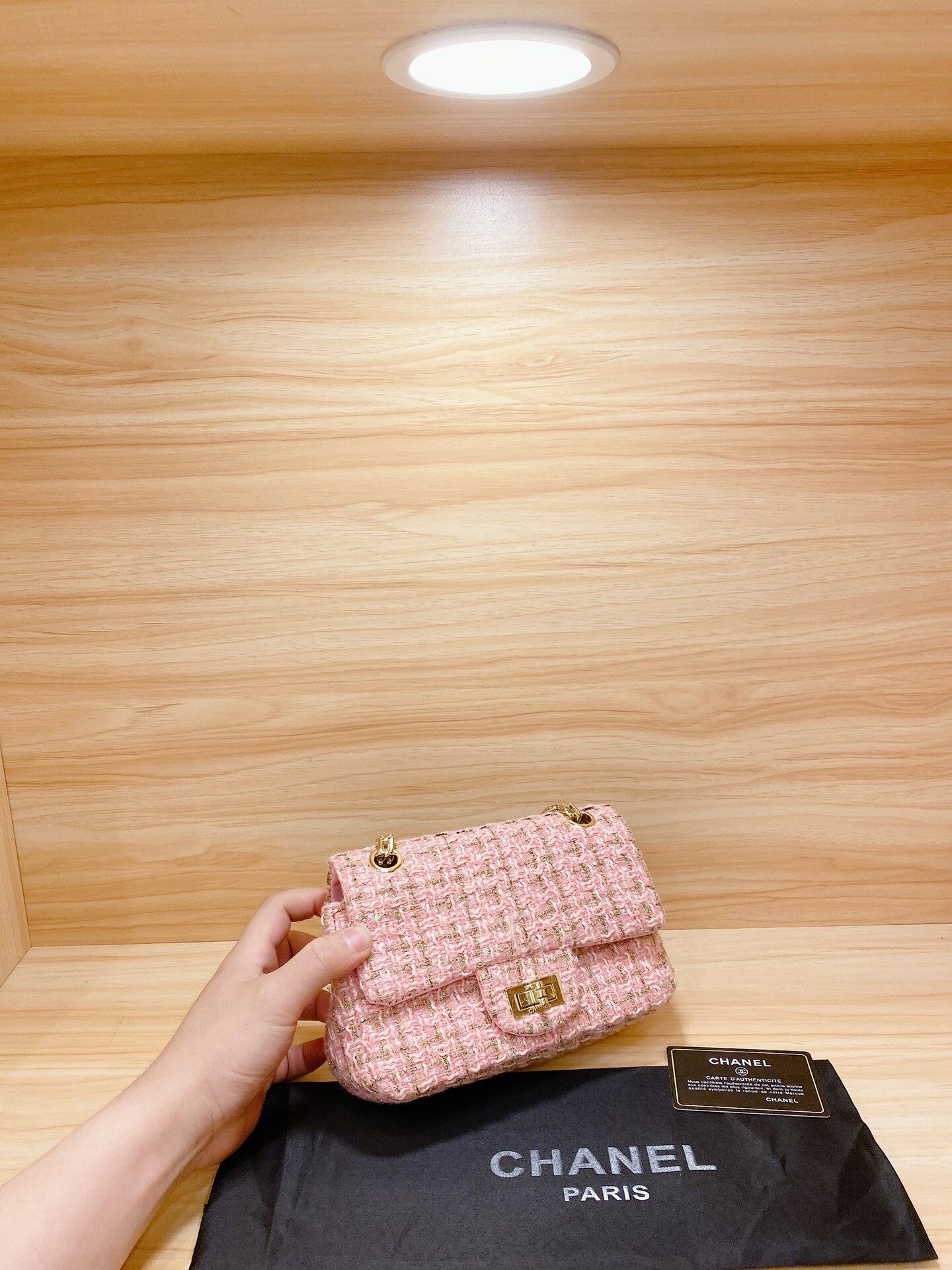 chanel sling bag pink