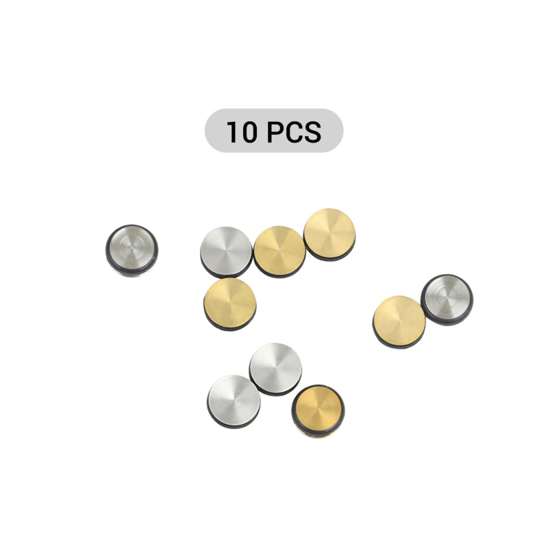 10PCS Universal Flute Plugs Metal Silicone Flute Pads Flute Open Hole Plugs Wind Instrument Replacement Accessory Malaysia