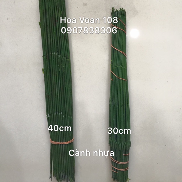 Cành nhựa thân cây 40cm -1 bó 100 cây