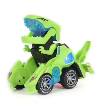 dinosaur led car