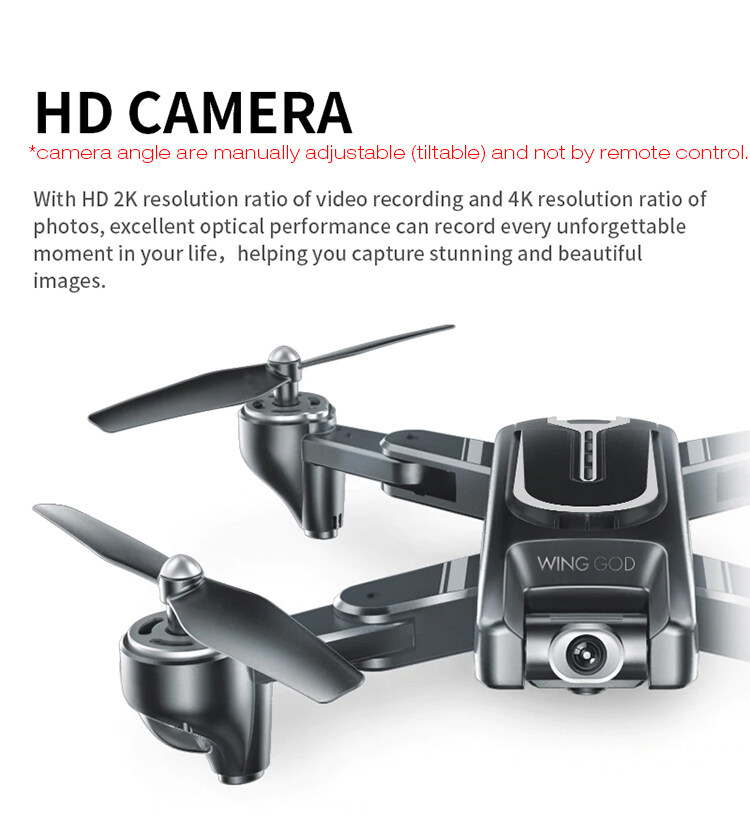 GPS Drone GOQ Visuo XS817 RC Quadcopter 4K Camera Photo 1080P Video Record Super Long 18 Mins Flight Time Lazada