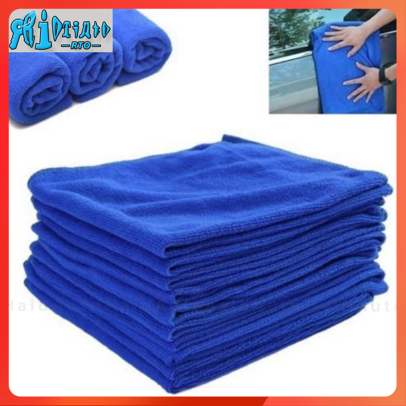 RTO 【Ready Stock】Soft Auto Car Microfiber Wash Cloth Cleaning Towels