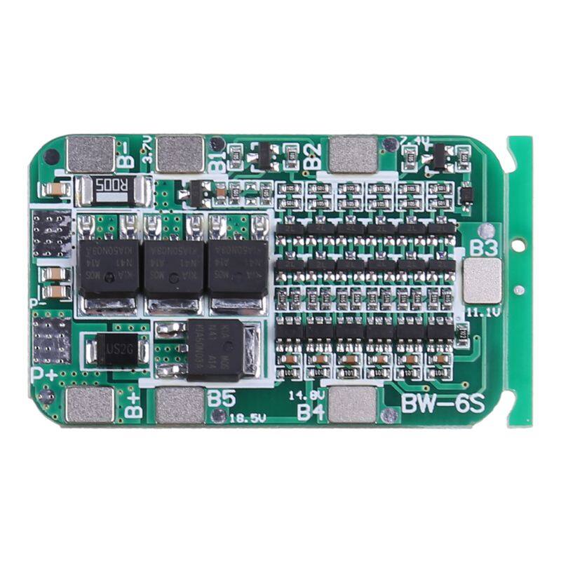 【lowest price】6S 15A 24V BMS Protection PCB Board For 6 Packs Li-ion Lithium 18650 Battery Cells