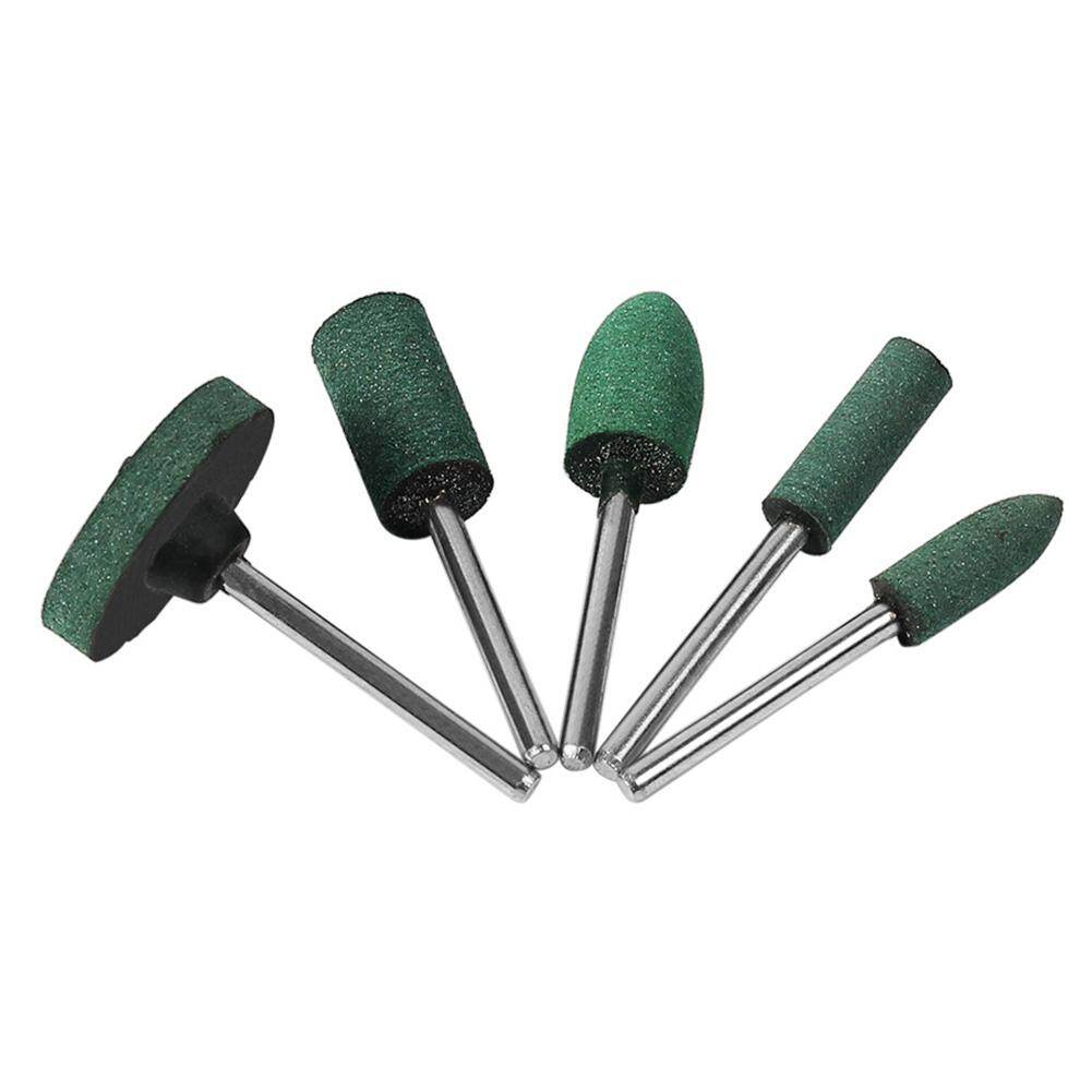 5 Cái/bộ Đầu Mài Cao Su Hình Nón Hình Trụ Dụng Cụ Mài Đánh Bóng