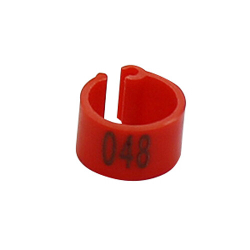100 Pcs 8mm Inside Diameter Pigeon Foot Rings Widen Digital Clip Ring No.001-100
