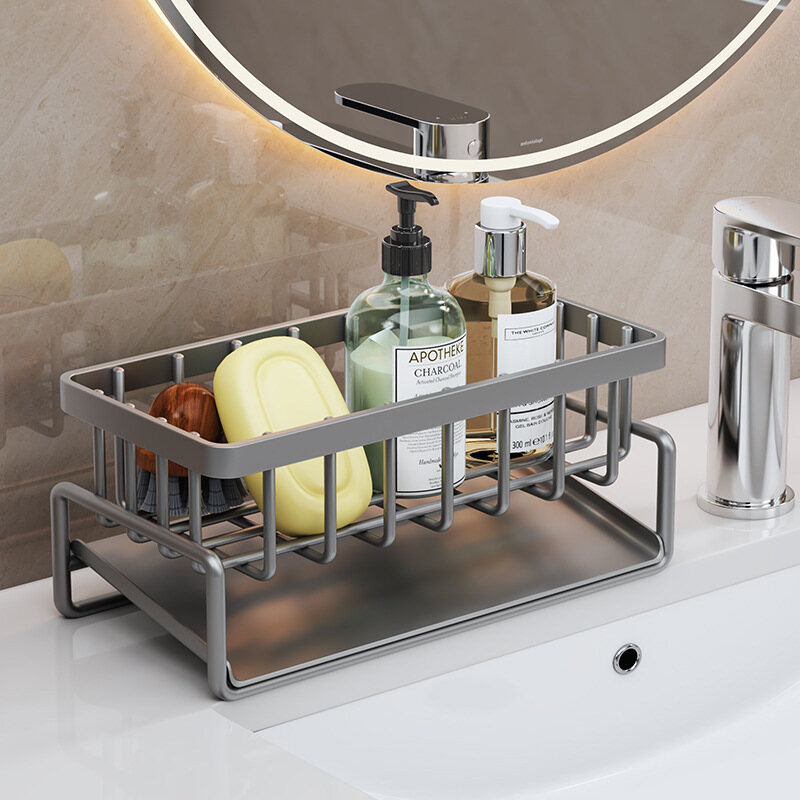HANGDIAN  【Miễn phí vận chuyển】Giá Đựng Mút Rửa Chén Ráo Nước Đa Năng Tiện Dụng Cho Nhà Bếp