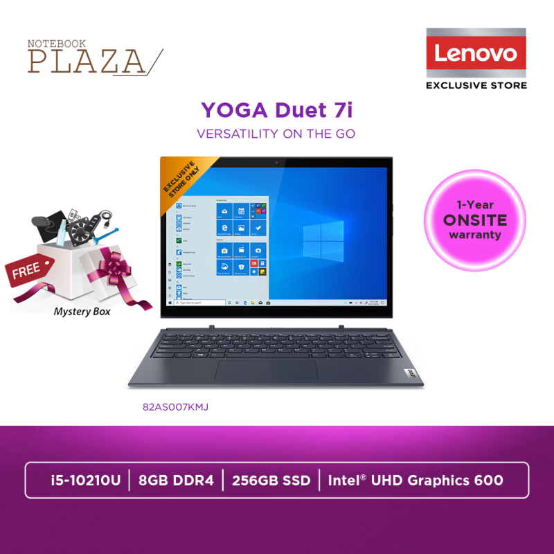 Lenovo Yoga Duet 7 13IML05 82AS007KMJ 13.3 WQHD Touch Laptop Orchid ( i5-10210U, 8GB, 256GB SSD, Intel, W10 ) Malaysia