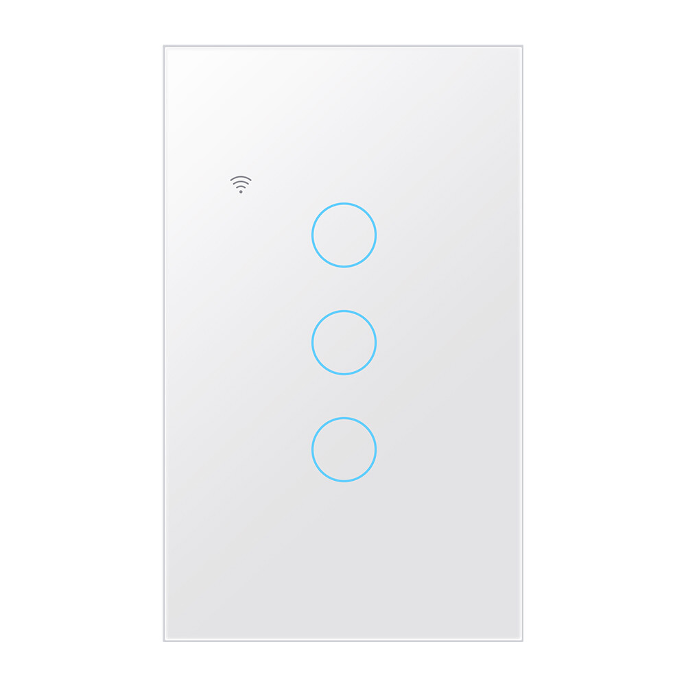 Switch touch smart light switch wifi,1/2/3/4 gang light switch100-250v smart life /tuay us smart home app