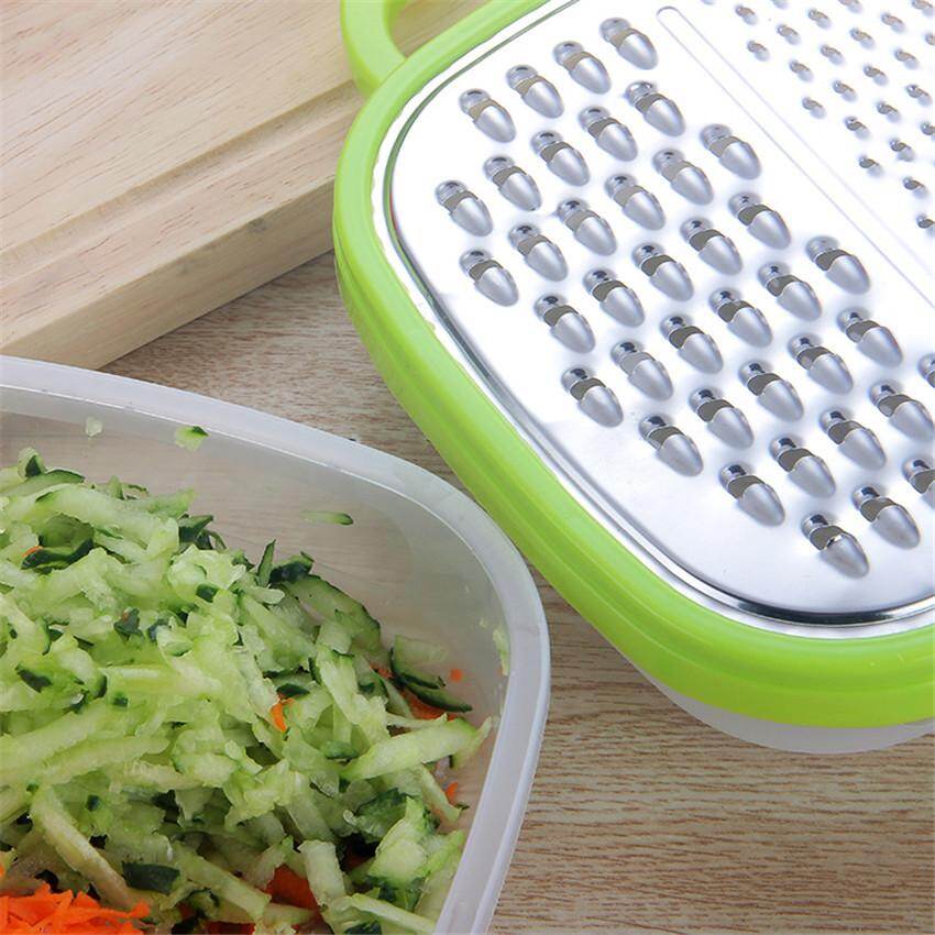 Dụng cụ bào rau củ quả bằng thép không gỉ và nhựa PP kích thước 23*17.5*5cm dùng trong nhà bếp - INTL