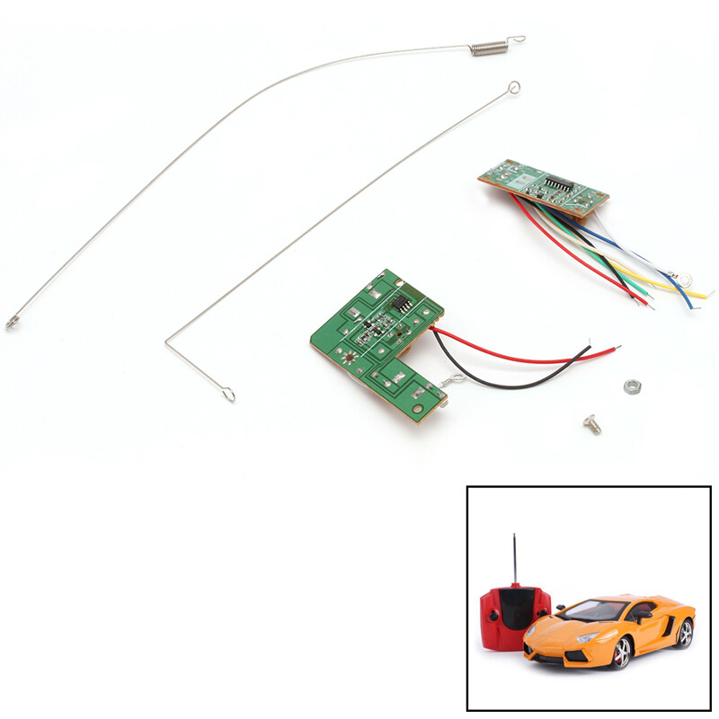 Bảng Mạch Điều Khiển Từ Xa 4CH 27MHZ Máy Phát PCB Nhận Đồ Chơi Ăng Ten