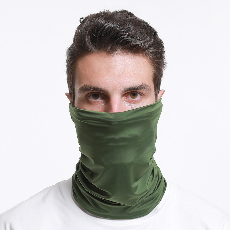 Sunscreen Mask Summer Ice Silk Anti-UV Outdoor Sports Cycling Bike Motorcycle Scarf Breathable