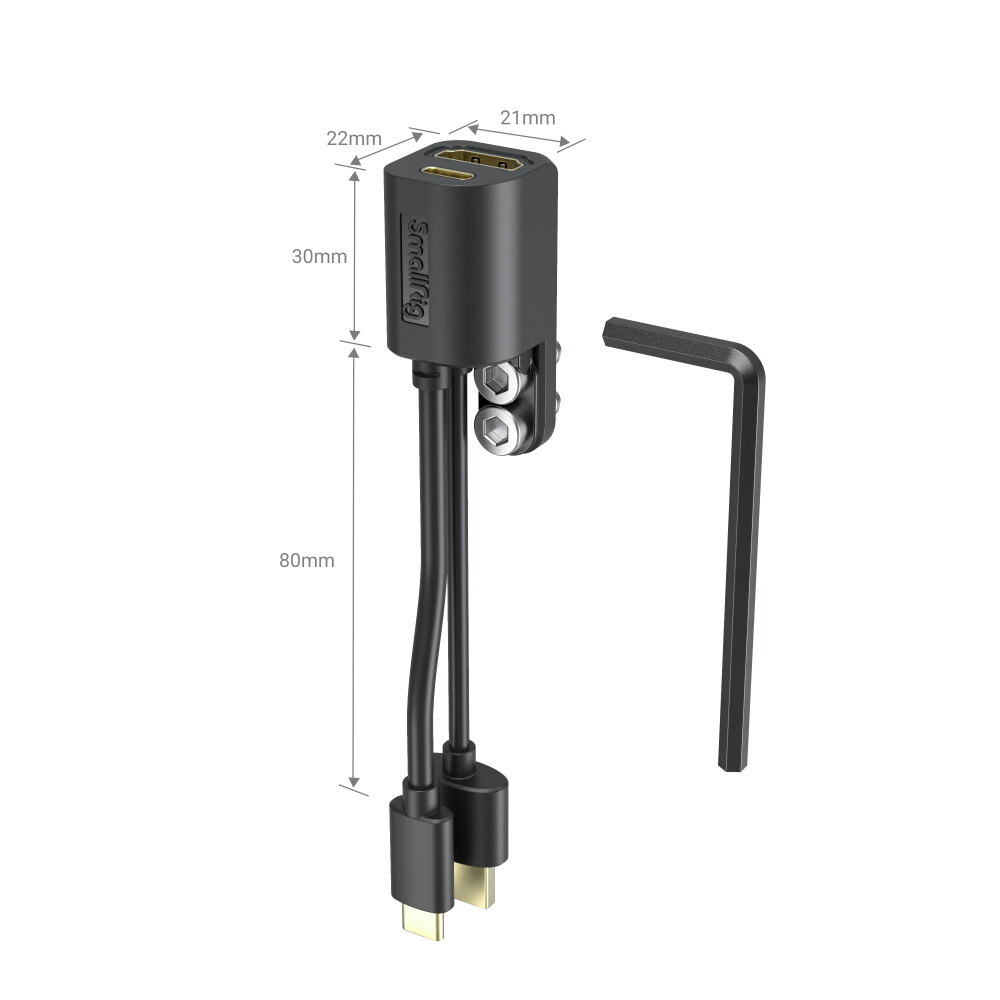 SmallRig Bộ Chuyển Đổi HDMI & Type-C, Cho BMPCC 4K & 6K, Máy Ảnh Cage 2960