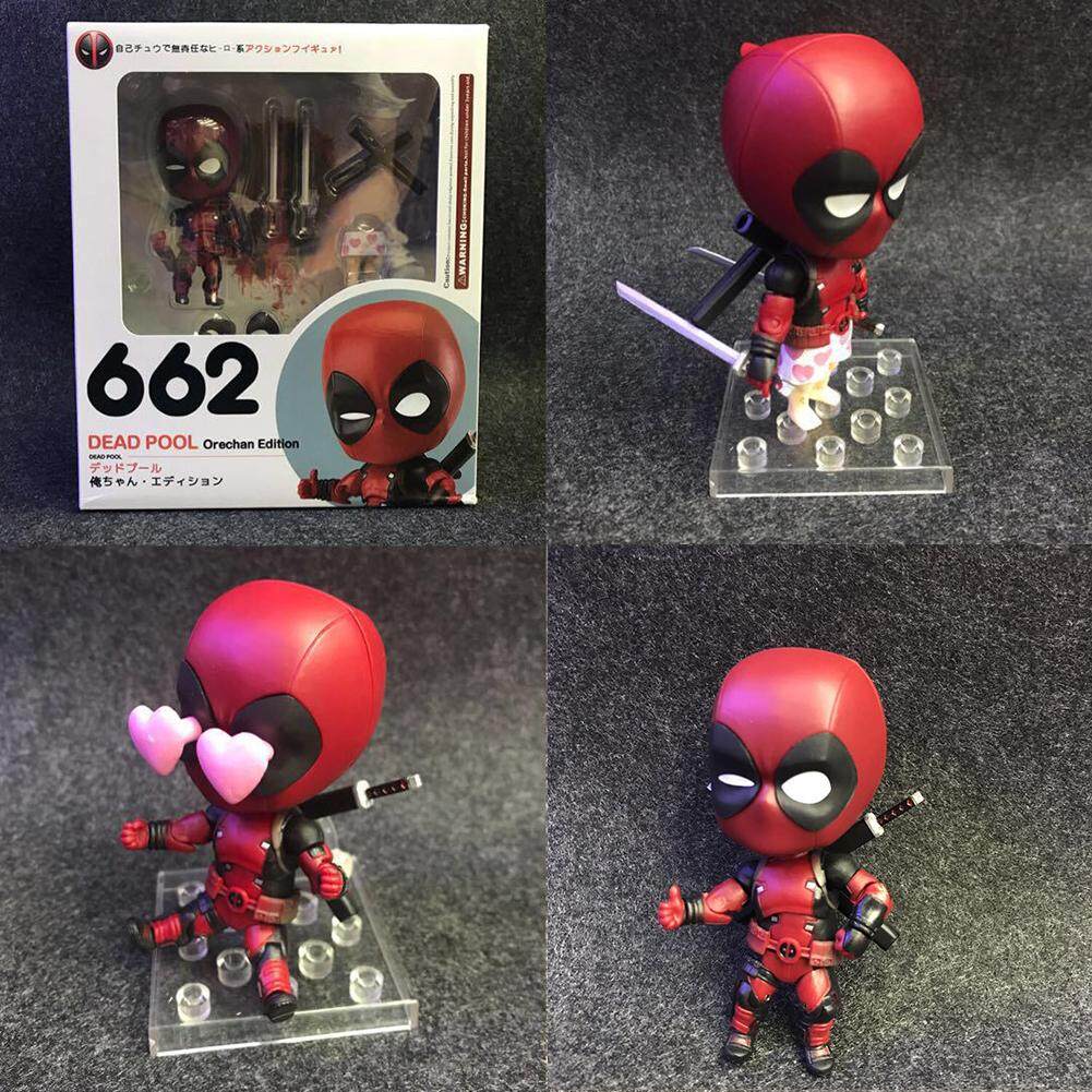 Nendoroid 662 Marvel Cute Deadpool Orechan Edition Action Figure Toy Doll Model