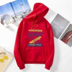 Chụp Thật 7 Màu Thời Trang Thoải Mái In Ván Trượt Nam Hoodies Học Sinh
