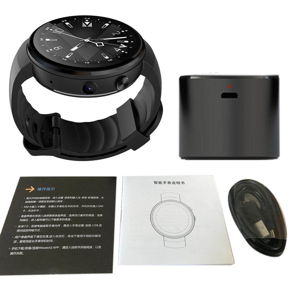 Z28 4G Jam Tangan Pintar Android 7.0 1G ROM + 16G Ram WIFI GPS 2 Juta Piksel Denyut Jantung Monitor Tidur untuk iPhone android Samsung Xiaomi 580 MAh