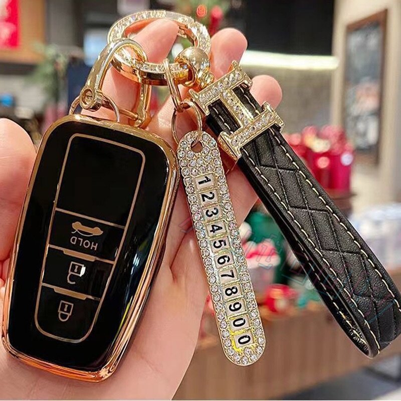 Bochang tpu cover smart car key cover anti scratch for toyota corolla altis corolla cross camry chr rav 4