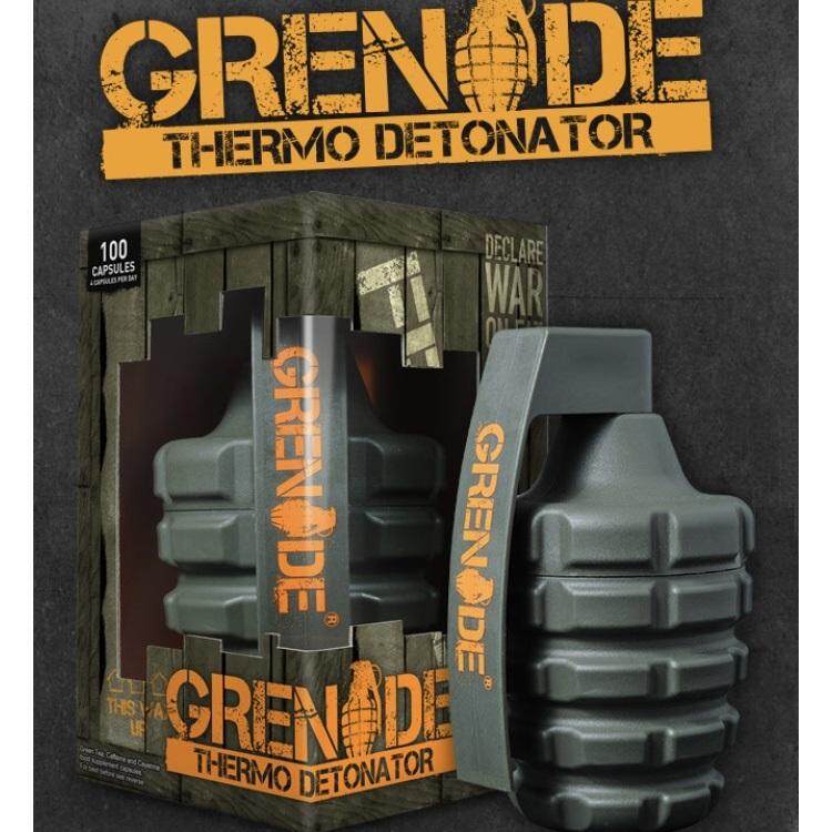 GRENADE THERMO DETONATOR FAT BURNER 100 CAPSULES ( ORIGINAL MADE IN UK