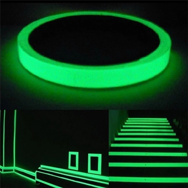 Luminous Wall Sticker Baseboard Tape Band Glow In The Dark Bedroom Living Room Home Decoration DIY Fluorescent Strip Stickers