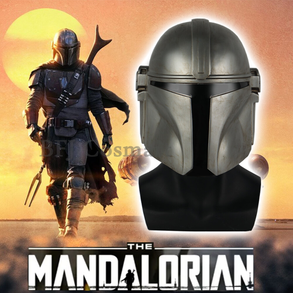 The Mandalorian Helmet Star Wars Cosplay Props Facemask Costume Overhead Mask