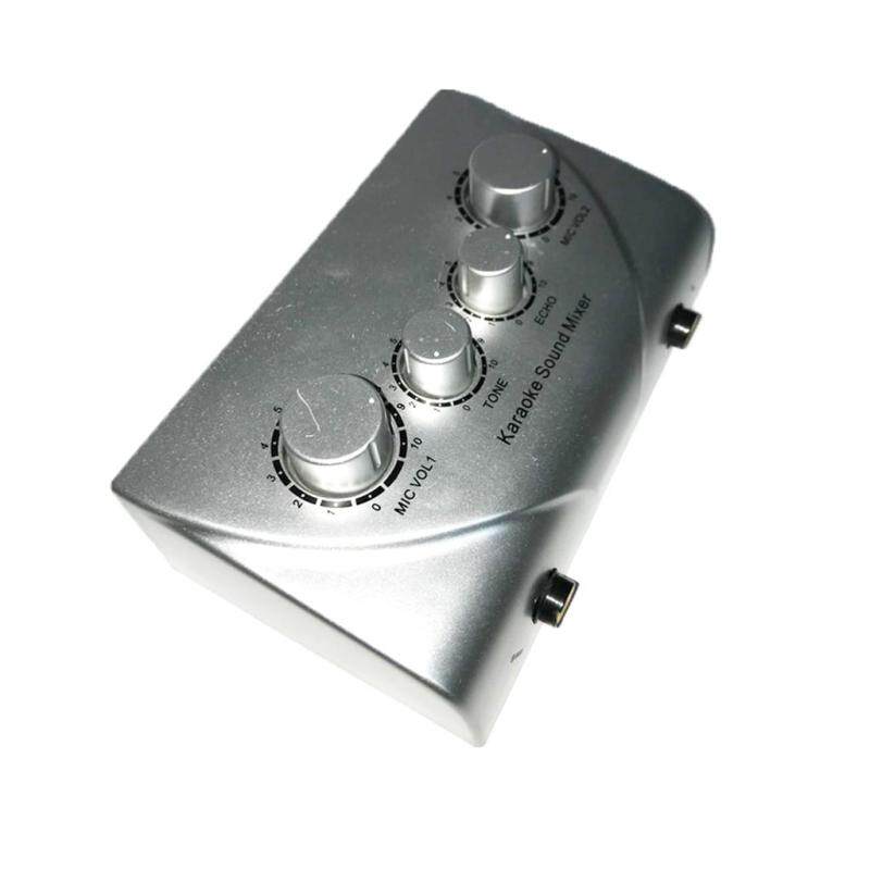 Sunnimix Âm Thanh Karaoke Âm Thanh Echo Mixer Có Kênh Đôi Của Micro
