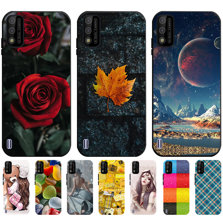itel A37 A26 Soft Silicone TPU Luxury Starry Sky Pattern Cover Phone Case For itel A37 A26 Casing