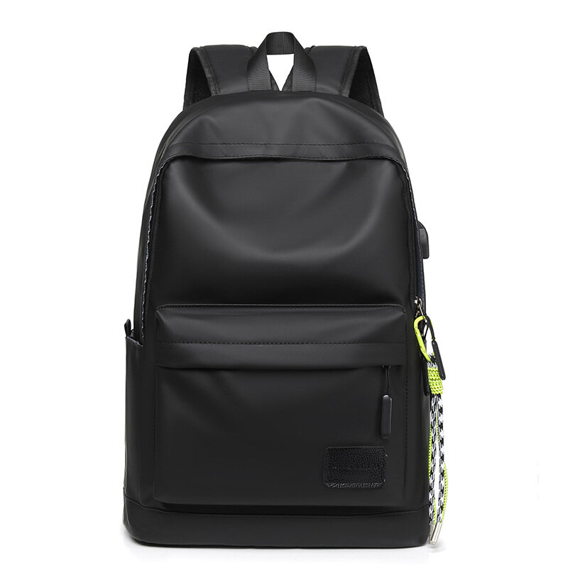 QFDI Men's backpack student schoolbag high school students backpack Korean version casual large-capacity backpack computer backpack