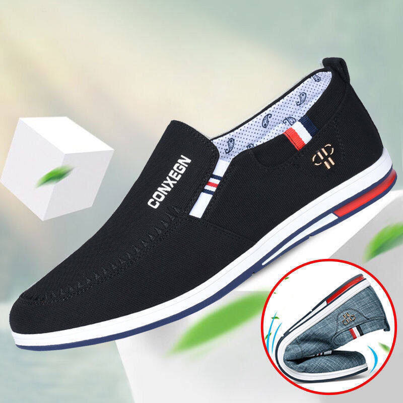 Men's shoes comfortable shoes men's loafers ventilate tide