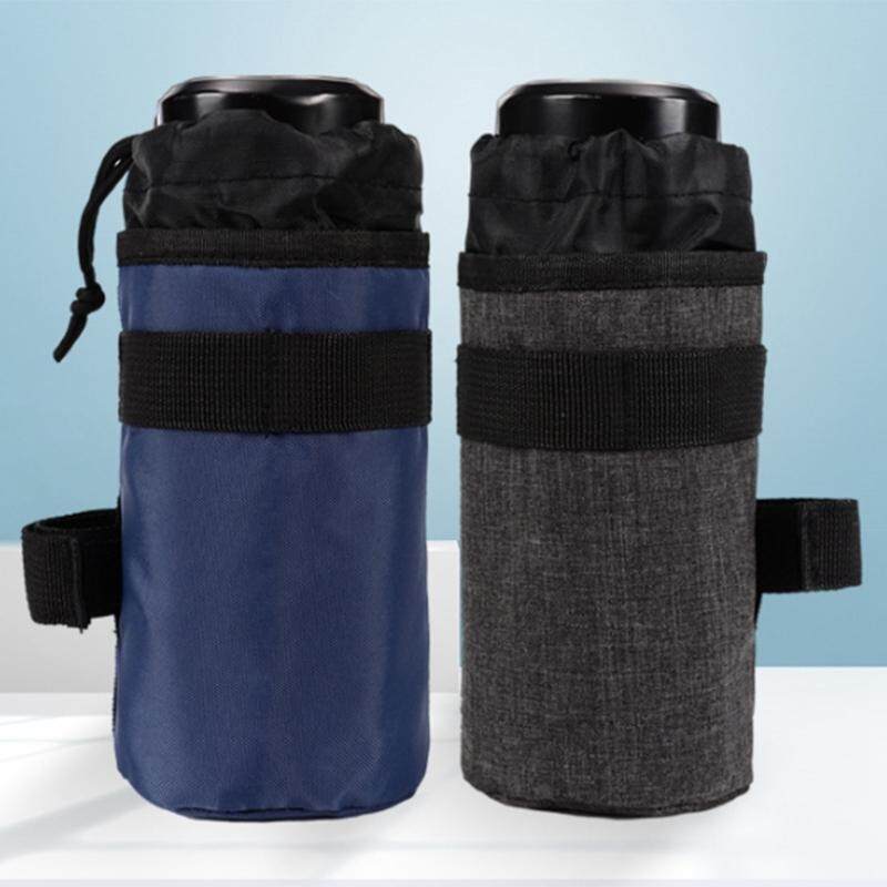 Bike Handlebar Stem Bag Food Snack Storage Bike Water Bottle Carrier