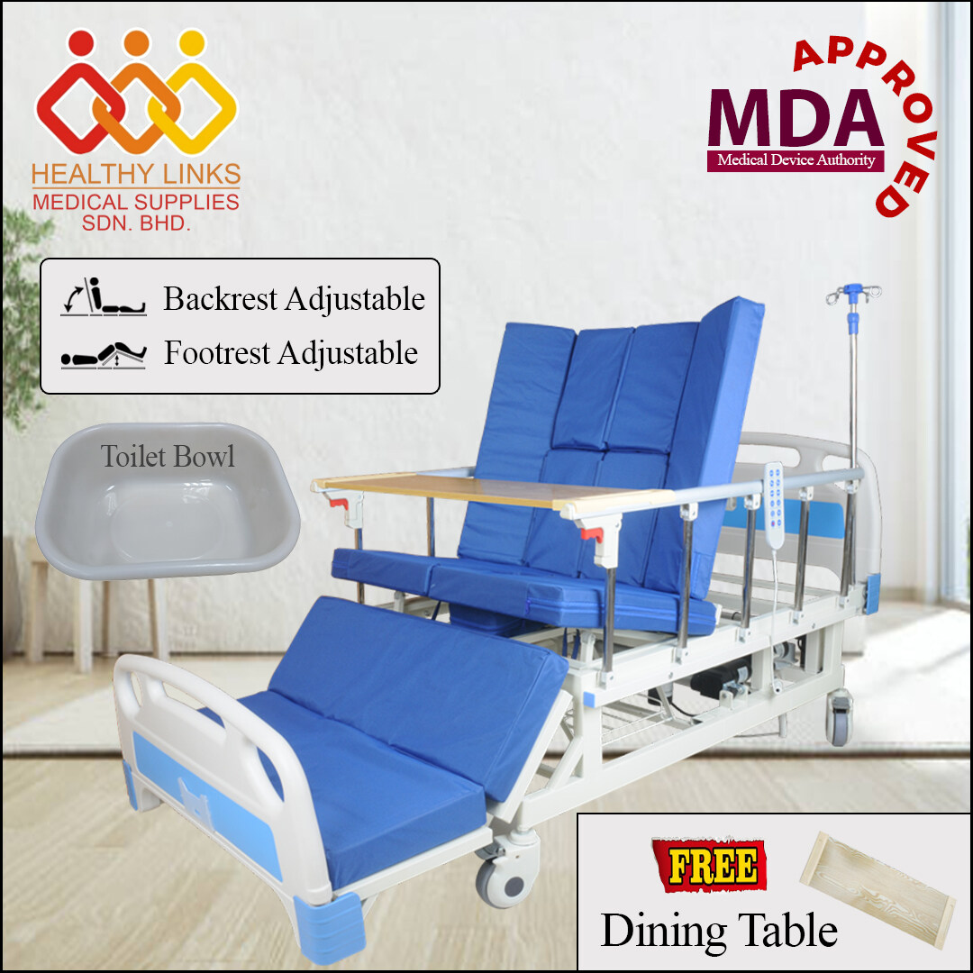 [SameDay Delivery] Hospital Bed 5 Function Electrical (M14) + Mattress