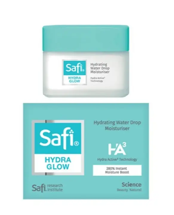 safi hydra glow hydrating water drop moisturiser
