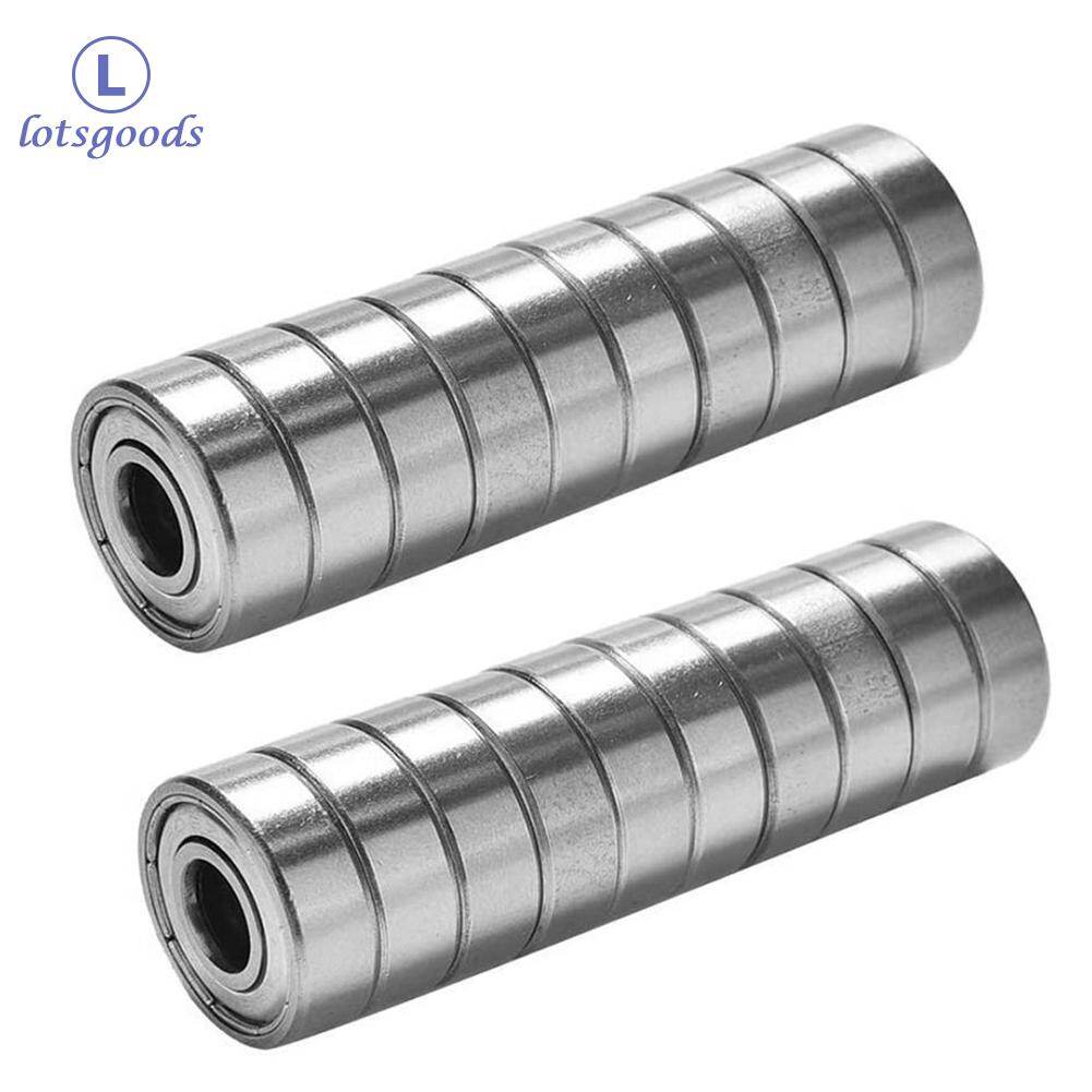 20pcs 608ZZ Ball Bearings Carbon Steel Single Row 8x22x7mm ABEC-7 Deep Groove Miniature Bearings